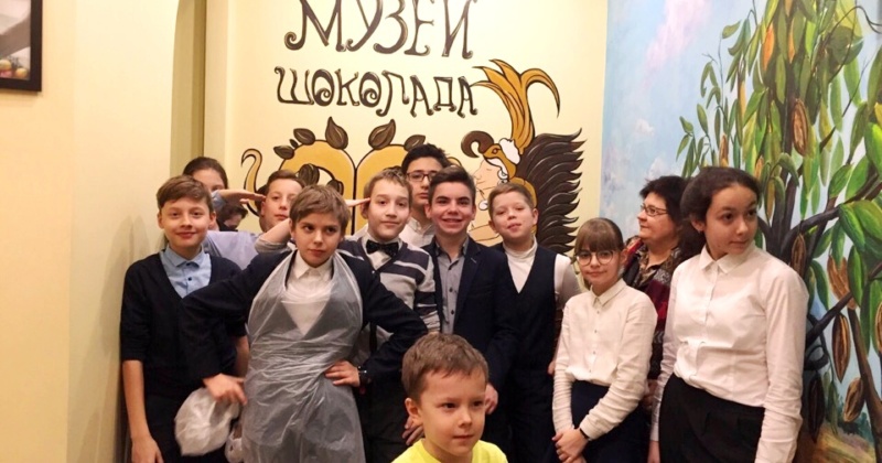 27 февраля учащиеся 6б класса были на самой вкусной и сладкой экскурсии в «Музее шоколада».