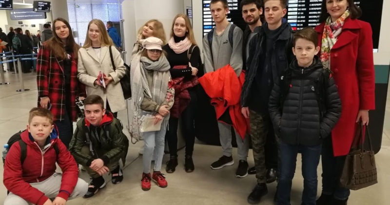 23 марта группа учащихся гимназии отправилась на обучение в лицей Марсельвер, Франция.