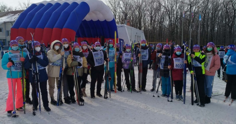 13 февраля дети нашей Гимназии приняли участие в «Лыжне России — 2021»!