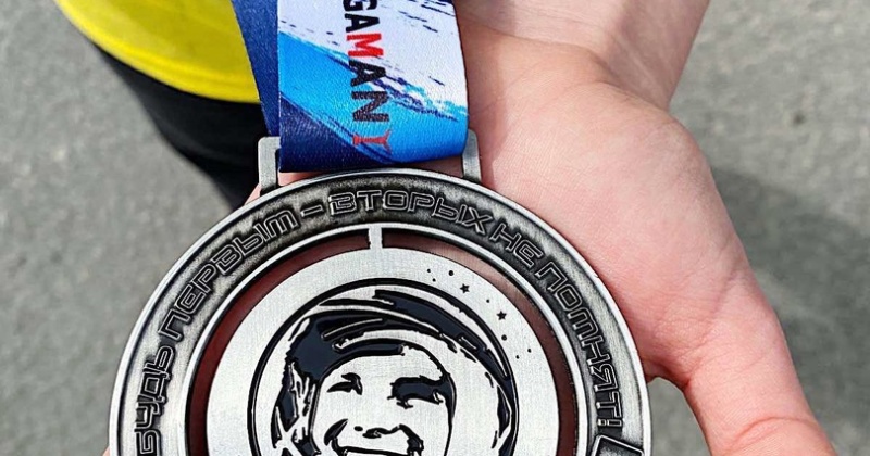 Ученик 2″Б» класса Беляев Савва принял участие в Открытом легкоатлетическом забеге, посвящённый Дню Космонавтики «Космический Полумарафон» на 600 м!