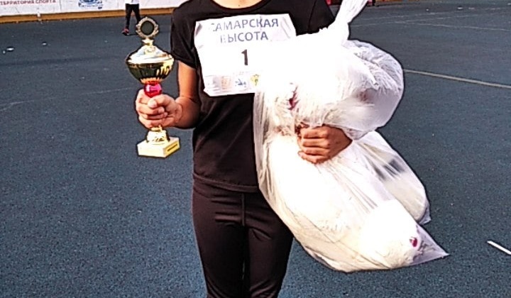12 сентября Морозова Вероника заняла 1 место в открытом кубке «Самарская высота»