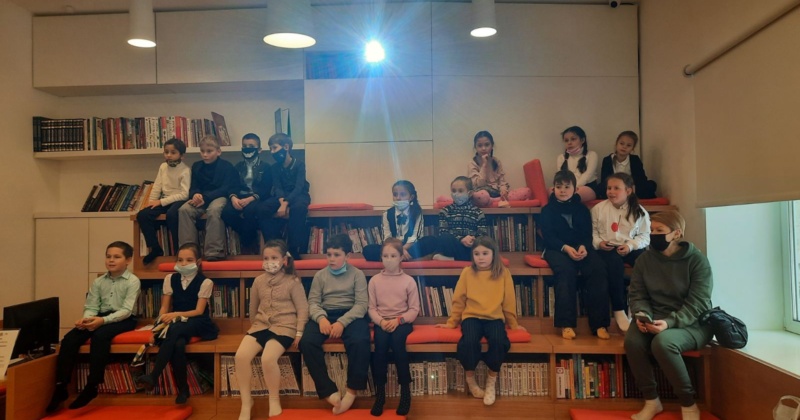 2А класс посетил библиотеку народов Поволжья.