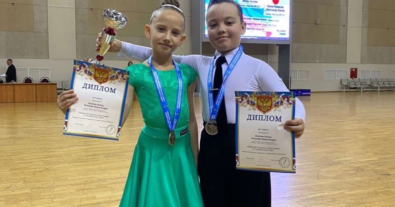 Игорь Осипян и Аганова Александра стали троекратными чемпионами городского округа Самара по латиноамериканской, европейской программам и в категории двоеборье!