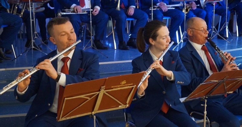 На базе гимназии прошла концертная программа «Во славу ратных дел», посвященная Дню защитника Отечества.